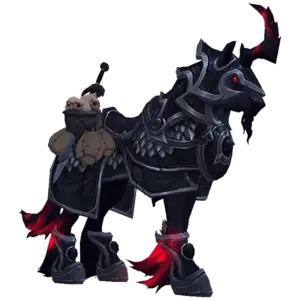 Prestigious Midnight Courser Mount