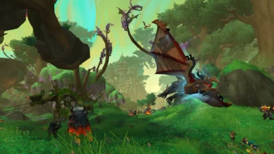 Dragon Riding in the Emerald Dream