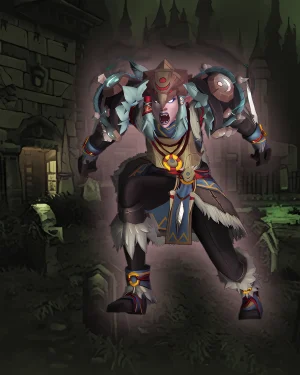 Buy WoW 2v2 Arena Rating Boost – druid with powerful elite gear ready for battle