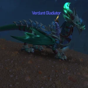 Monk - Rank 1 Verdant Gladiator TItle & Mount | Elite PvP Enchant - Tabard!
