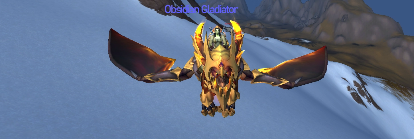 Monk - Rank 1 Obsidian Gladiator TItle & Mount | S4 Dragonflight Gladiator | Elite PvP Rewards