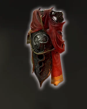 Path of Exile 2 Redblade Banner Unique Shield for sale