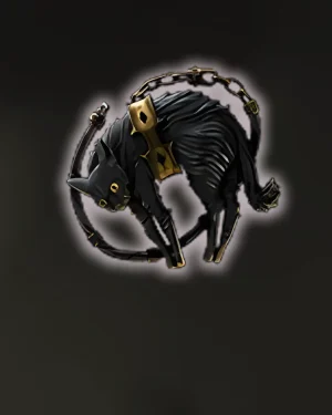 Path of Exile 2 Unique Charm - The Black Cat with Shock Immunity