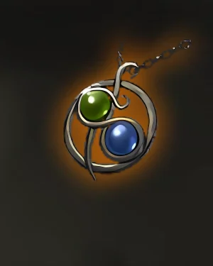 Buy PoE 1 Badge of the Brotherhood – Unique amulet enhancing Frenzy and Power Charge synergy
