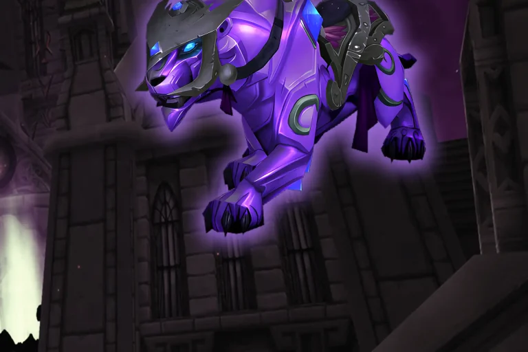 Buy WoW Void-Crystal Panther Mount – Unique Mount from Patch 11.1.5