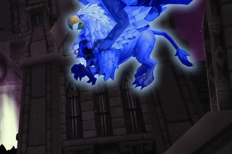 Buy WoW Void-Scarred Gryphon Mount – Unique Mount from Patch 11.1.5 Horrific Visions