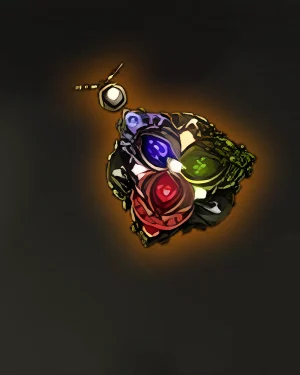 Buy PoE 1 Ashes of the Stars – Unique Onyx Amulet boosting gem level and quality