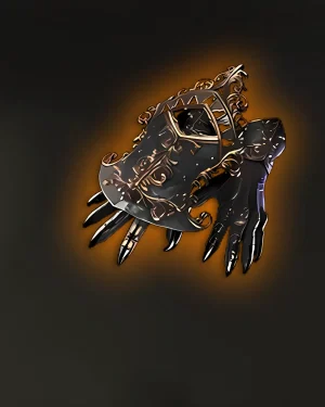 Buy PoE 1 The Celestial Brace – Unique Goliath Gauntlets with fortify-based attack speed boost