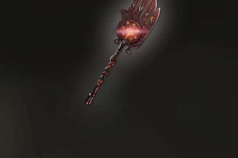 Buy PoE 2 Guiding Palm of the Heart – Fire-Damage Shrine Aura Sceptre