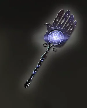 Buy PoE 2 Guiding Palm of the Mind – Lightning Shrine Sceptre with Aura Buffs