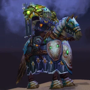 Crusader's Black Warhorse mount – one of World of Warcraft's rare and unobtainable mounts