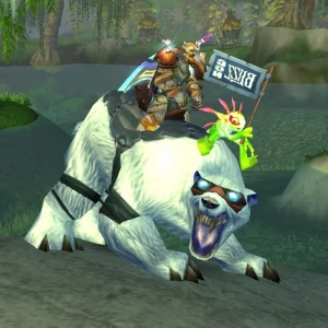 Big Blizzard Bear mount – exclusive World of Warcraft TCG mount from the anniversary promotion