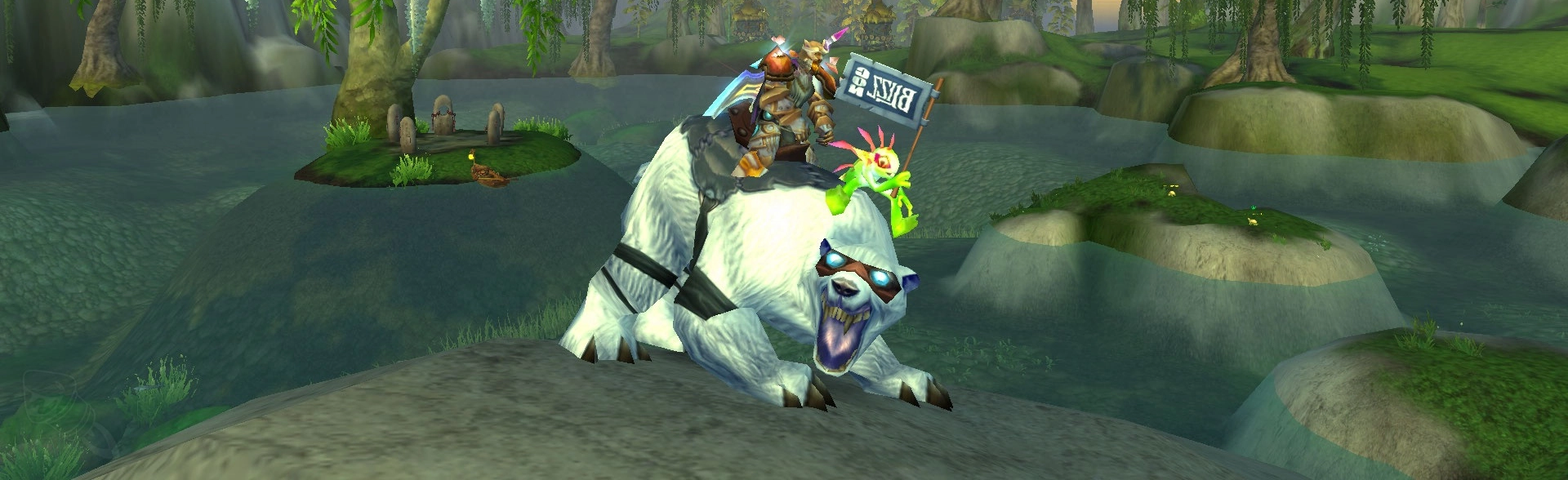Big Blizzard Bear mount – exclusive World of Warcraft TCG mount from the anniversary promotion