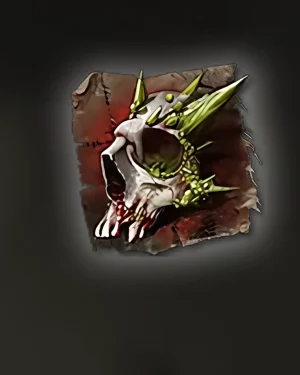 Buy PoE 2 Amanamu’s Tithe – glowing lineage support gem icon