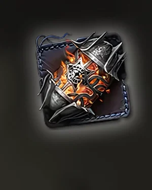 Buy PoE 2 Arbiter’s Ignition – glowing fire spell lineage support gem icon