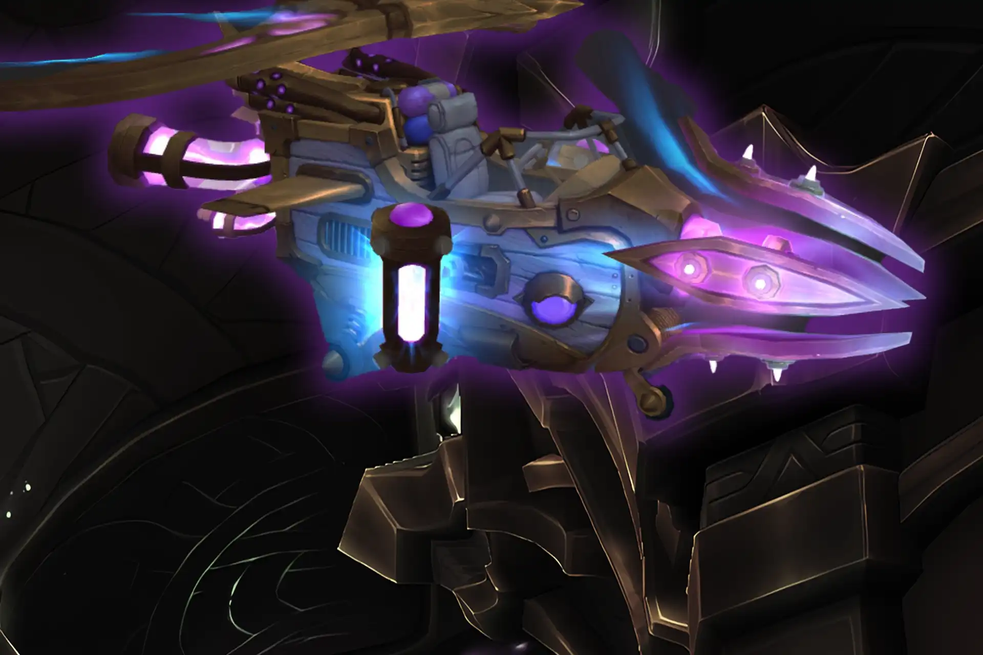 Hyperdrive Mana-Skimmer Carry – Cosmetic Schematic & Achievement Service