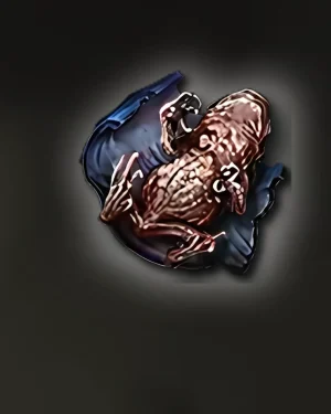 Buy PoE 2 Doedre’s Undoing – glowing cursed ground support gem icon