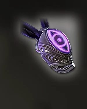 Buy PoE 2 Hinekora’s Sight – glowing onyx amulet icon