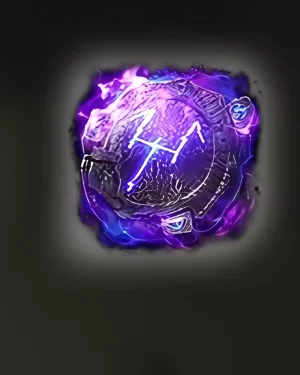 Buy PoE 2 Lady Hestra’s Rune of Winter – glowing frigid rune icon
