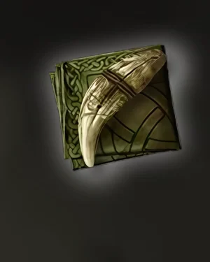 Buy PoE 2 Rigwald’s Ferocity – glowing lineage support gem icon