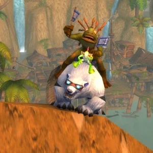 World of Warcraft Big Blizzard Bear Mount with Murloc Costume Blizzcon Toy