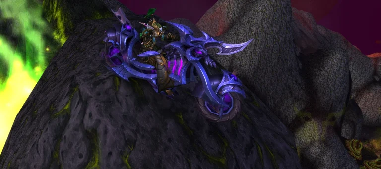 Voidfire Deathcycle exclusive mount in World of Warcraft