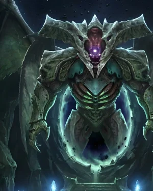The massive winged form of Oryx the Taken King looming over the final arena, representing the victory you secure when you Buy King’s Fall Carry.