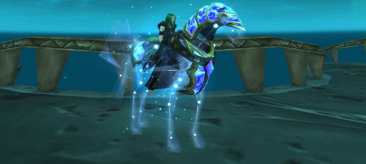 elestial Steed mount in World of Warcraft, one of the best mounts from the in-game shop