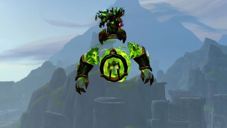 Farseer's Felscorned Tempest Shaman class hall mount in World of Warcraft
