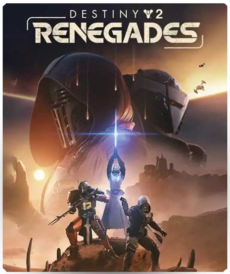 Destiny 2 thumbnail showing Guardians in an action-packed sci-fi environment