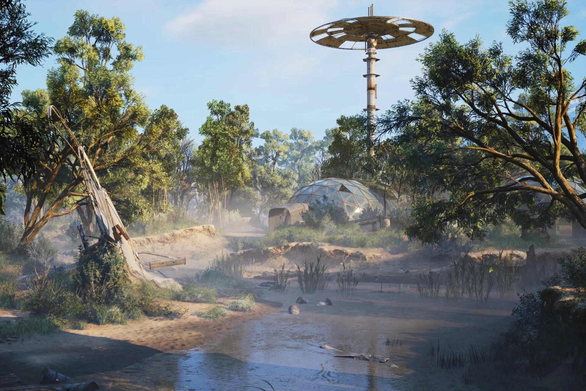 Buy ARC Raiders Dam Battlegrounds image showing combat encounters and battleground progression.