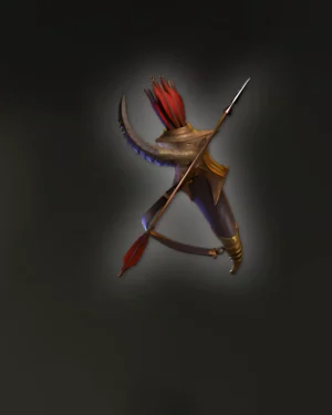 Drillneck Unique Penetrating Quiver with red arrows - Buy PoE 2 Drillneck for Projectile Return builds