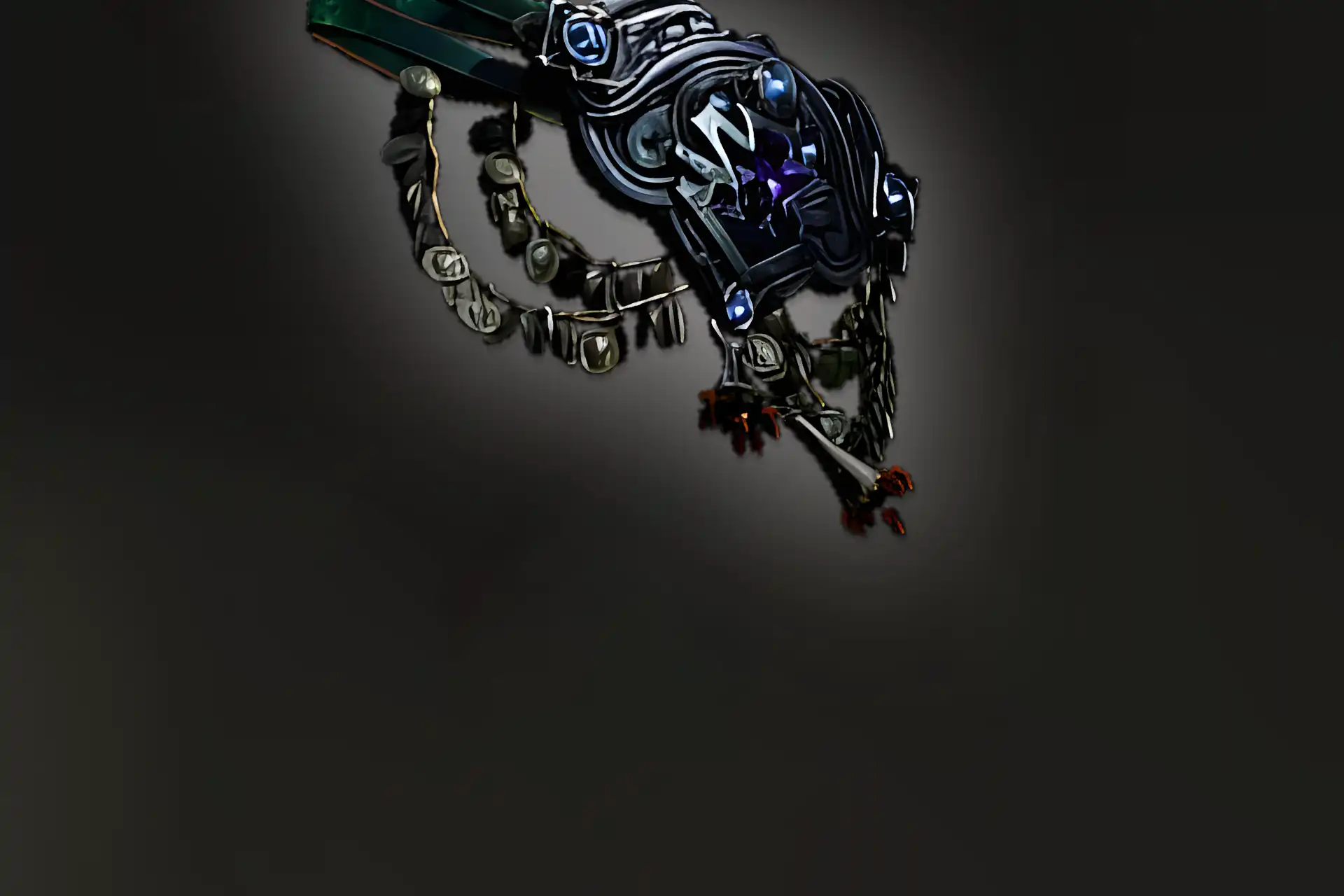 Path of Exile 2 unique belt Shavronne’s Satchel — detailed belt with mystical runes and glowing gems.