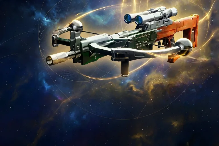 Detailed render of the exotic crossbow floating in space - buy Destiny 2 Heirloom