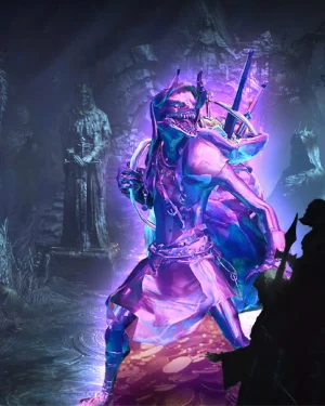 Buy Diablo 4 Mythic Prankster cosmetic image showing the Mythic Prankster appearance.