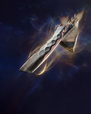 Detailed view of the Finality’s Auger Destiny 2 item floating in space
