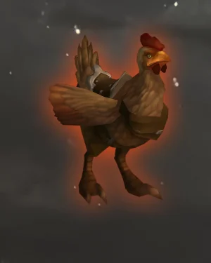 Buy Magic Rooster Egg mount in World of Warcraft – Magic Rooster TCG chicken mount glowing in the air