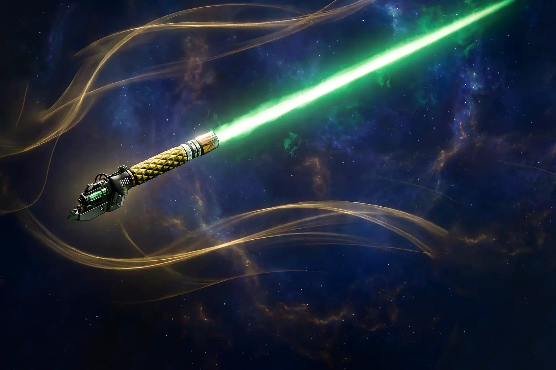 In-game visual of the Praxic Blade sword floating in space - buy Destiny 2 Praxic Blade