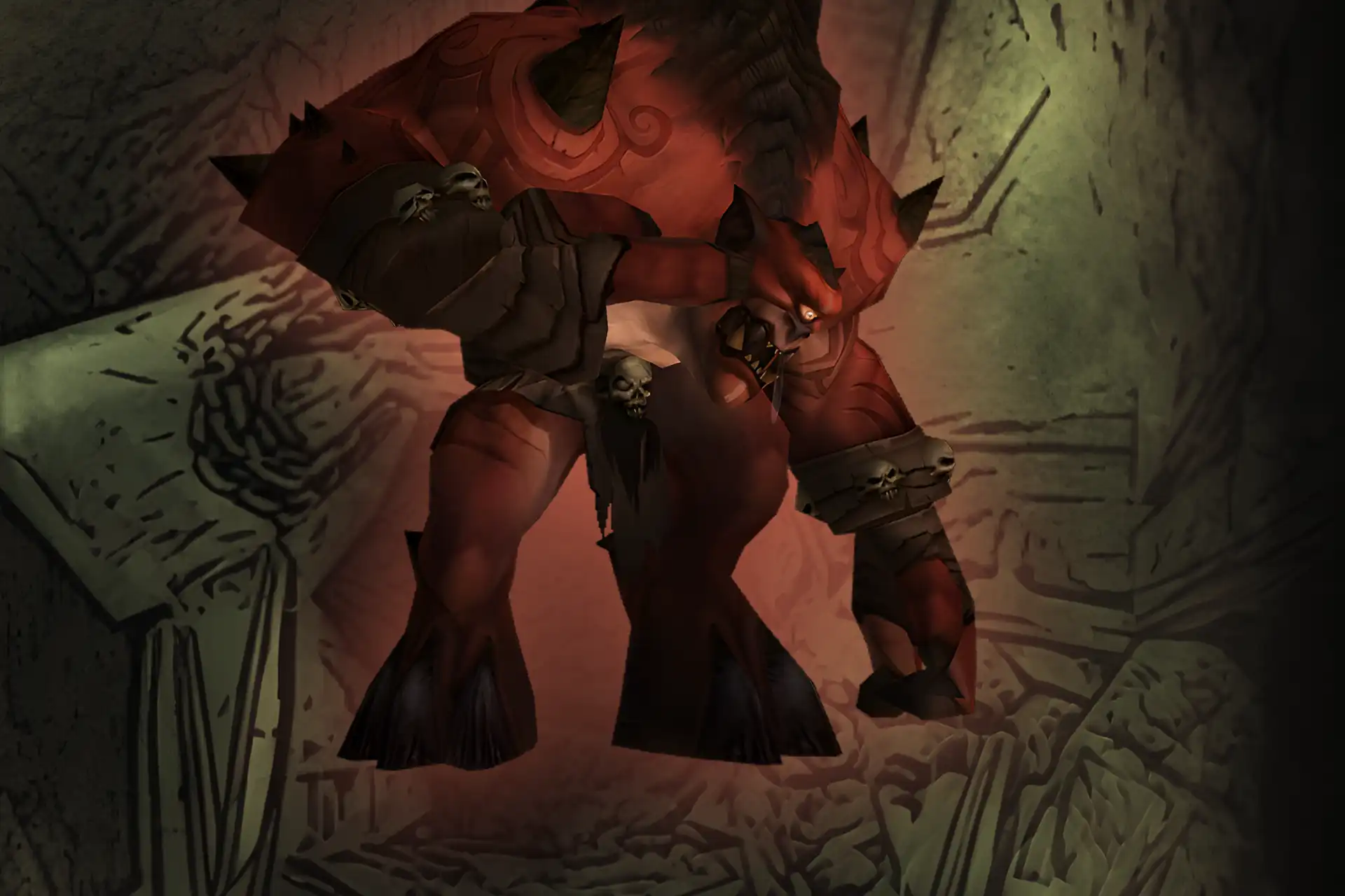 TBC Classic Gruul’s Lair Boost artwork featuring Gruul the Dragonkiller inside Gruul’s Lair