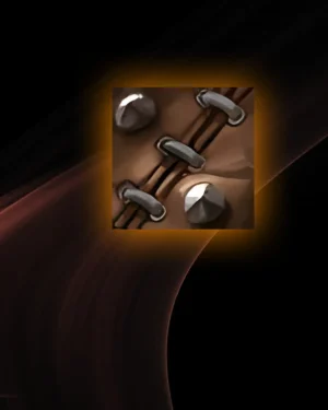 TBC Classic Leatherworking Boost image showing stitched leather armor and crafting materials