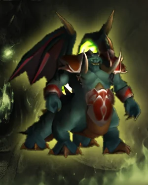 TBC Classic Magtheridon’s Lair Boost image featuring the raid boss Magtheridon from Burning Crusade Classic