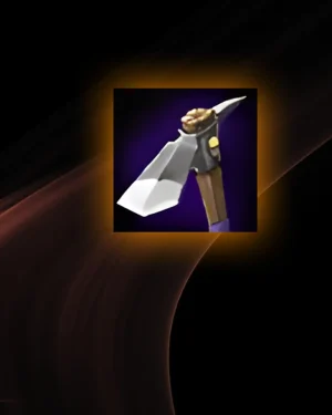 TBC Classic Mining Boost image showing a mining pick used to gather ores