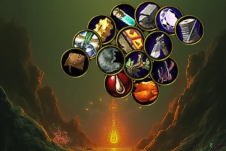 TBC Classic profession kits boost graphic for fast crafting and gathering progression.