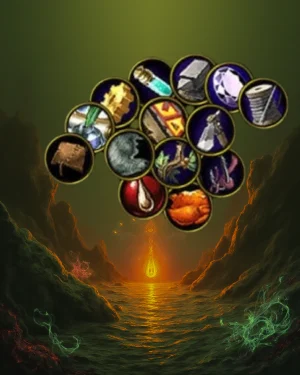 Buy TBC Classic Profession Kits Boost image showing crafting materials and profession leveling.