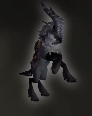 Buy TBC Classic Reins of the Dark Riding Talbuk showing purple talbuk mount from Nagrand