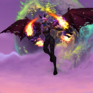 Havoc Mage Tower appearance showcased alongside the iconic Bonescythe Tier 3 armor set in World of Warcraft