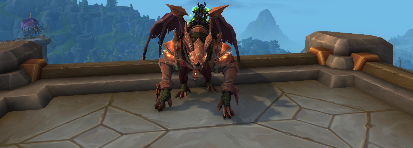 Trader's Gilded Brutosaur mount, the premium Auction House mount in World of Warcraft