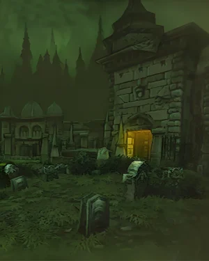 TBC Classic 2v2 Arena Rating Boost image showing a dark arena-themed environment from Burning Crusade Classic PvP