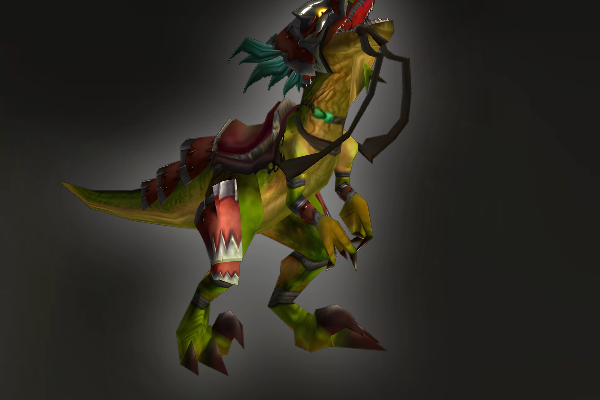 Swift Razzashi Raptor mount from TBC Classic Zul'Gurub raid