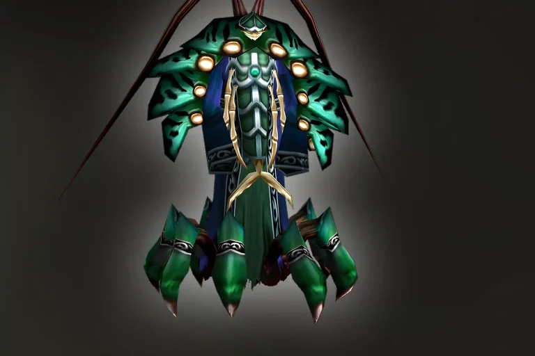 TBC Classic The Arcatraz Boost artwork showing Harbinger Skyriss inside the Arcatraz dungeon